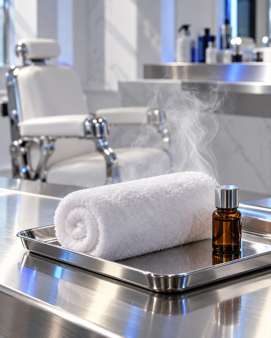 Steam towel ritual